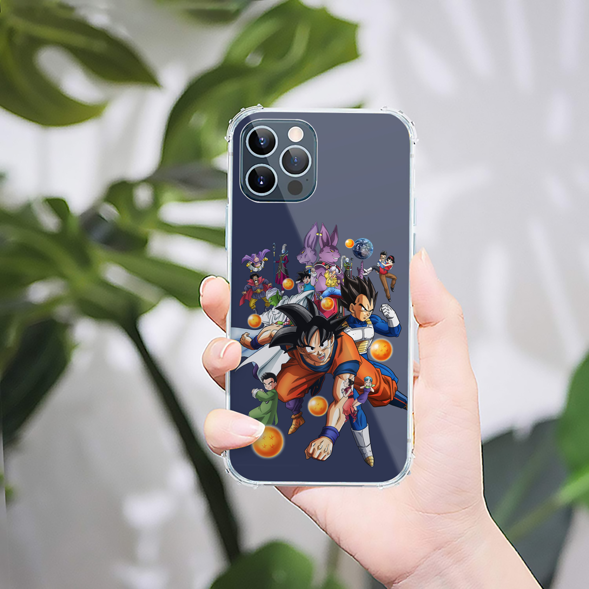 （画像用） ドラゴンボール DRAGON BALL 【iPhone 12シリーズ対応】透明スマホケース（クリアソフトケース）